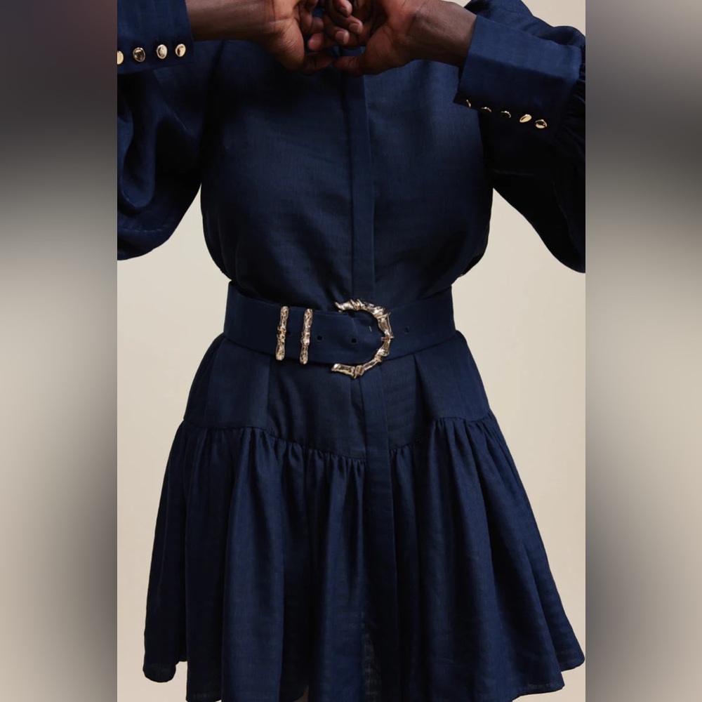ACLER SHERWOOD DRESS - NAVY size 6 us